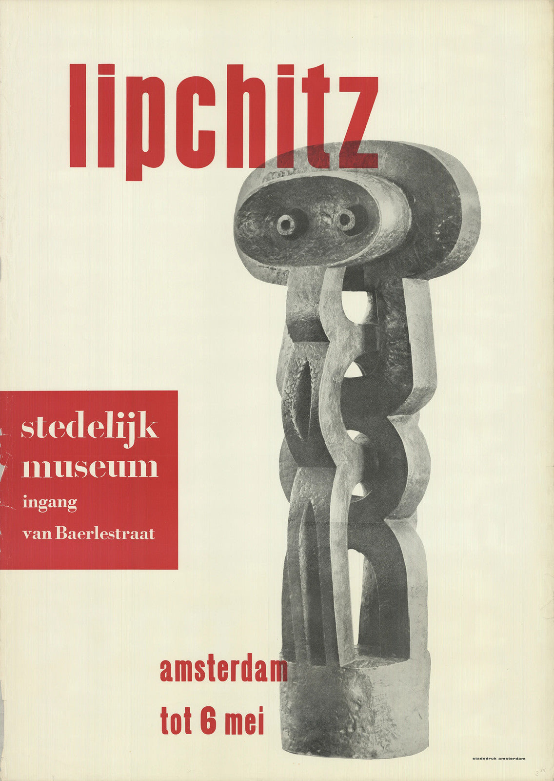 A.R. Penck Lipchitz " Offset Lithograph