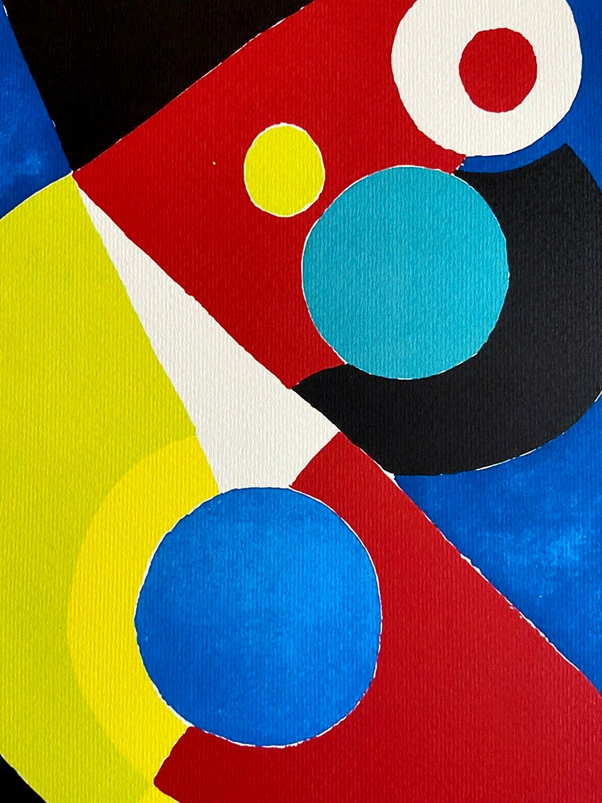 Sonia Delaunay Lithograph Coa Signed Op Numbered