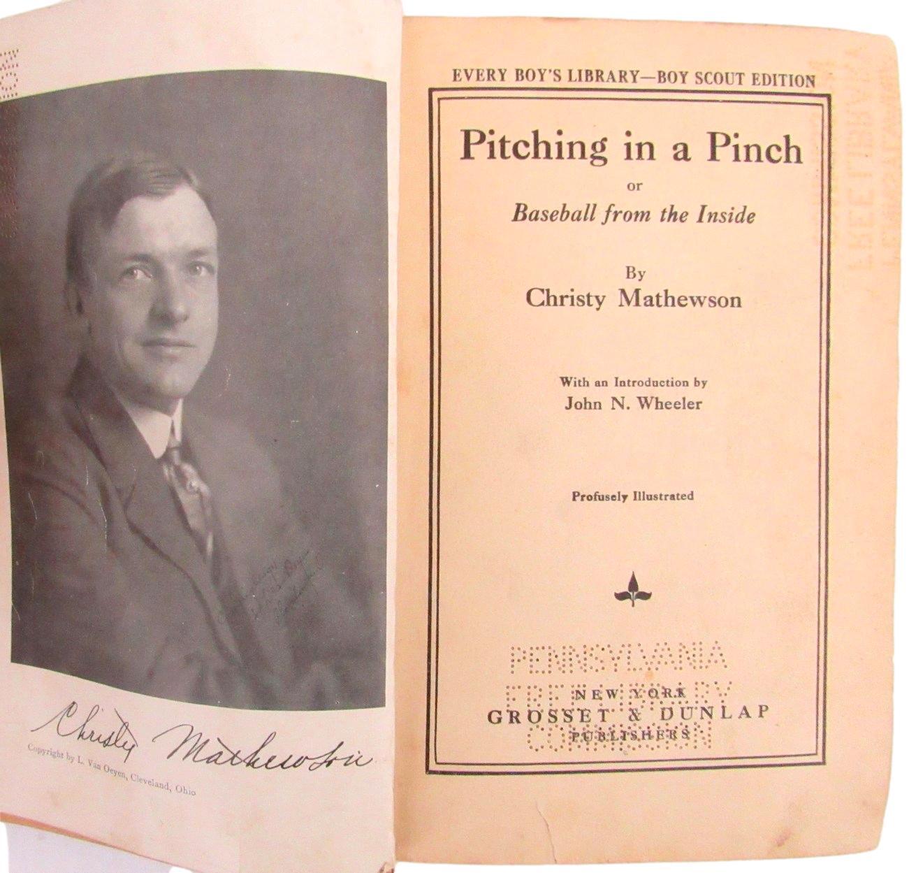 "Pitching In A Pinch" By Christopher Mathewson