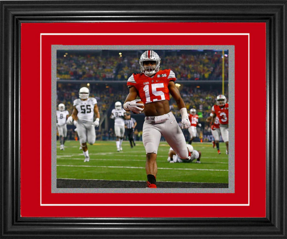 Ezekiel Elliott Framed Touchdown 8X10 Photo