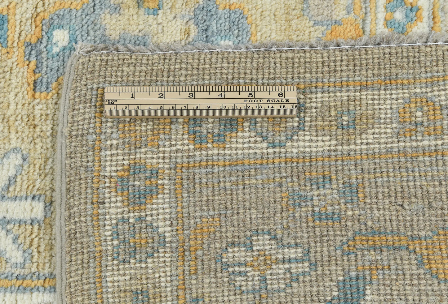 Oushak Pakistan Oriental Rug Muted Colors Floral