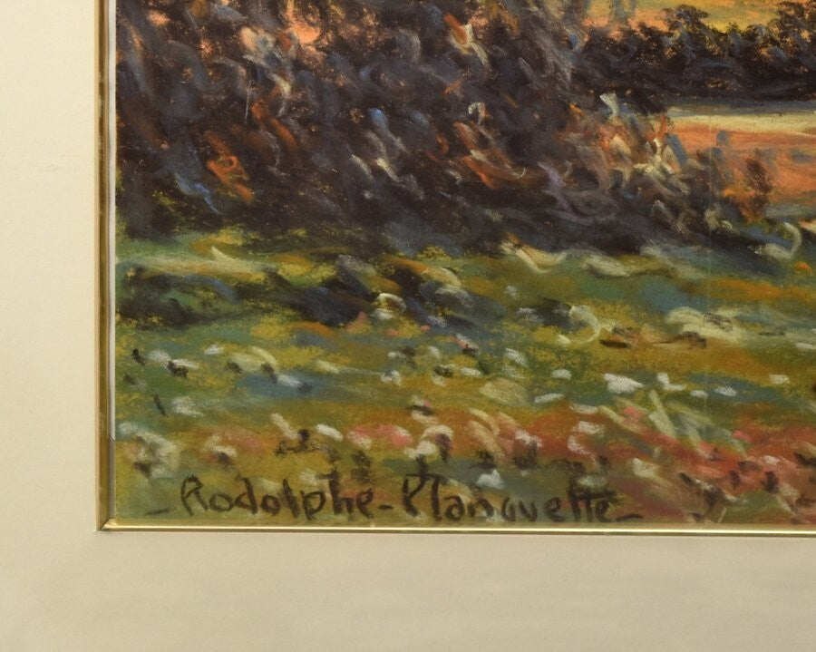 Rodolphe Planquette Original Signed Pastel