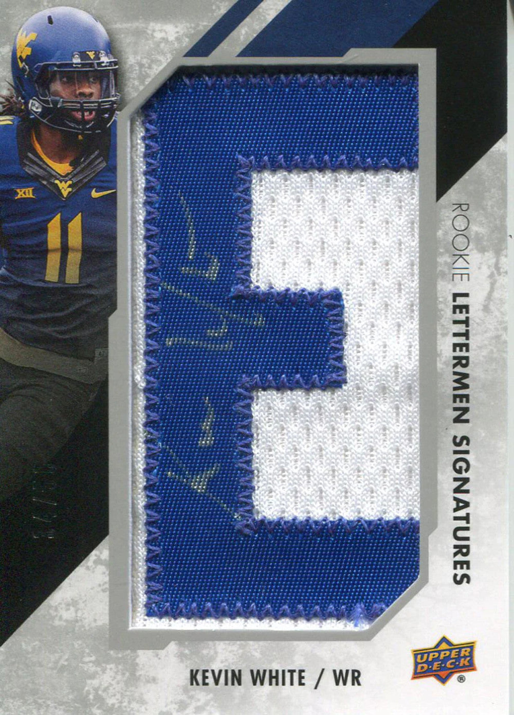Kevin White Autographed 2015 Upper Deck Rookie