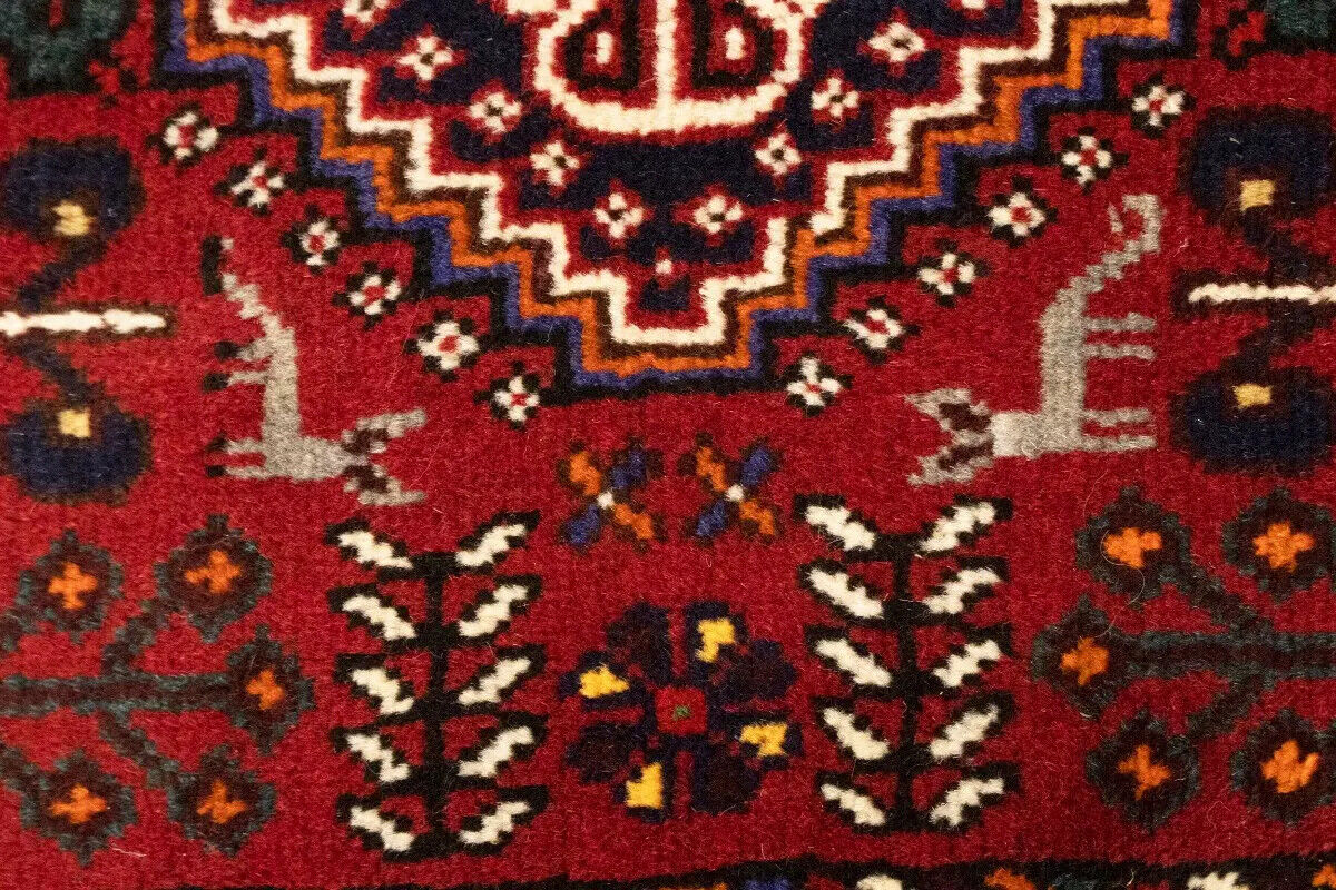 Handmade Tribal Oriental Rug Geometric Wool