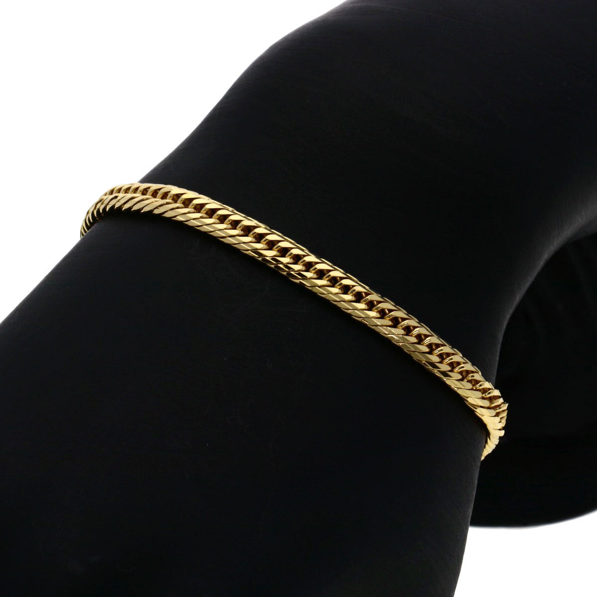 Curb Chain Kihei W6 Side Bracelet K18 Yellow Gold