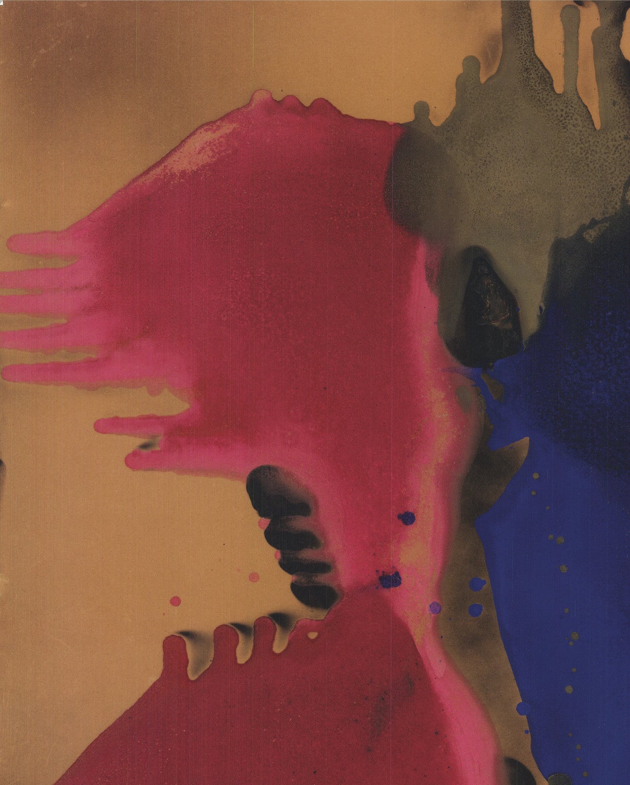 Yves Klein Untitled, Coloured Fire Painting (Fc17) " Offset Lithograph