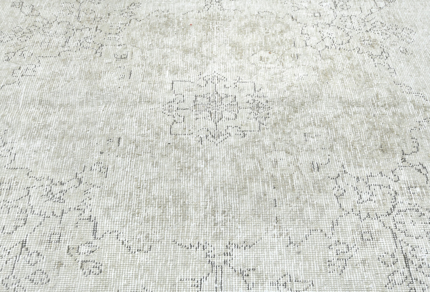 Antique Distressed Oriental Rug Vintage Floral