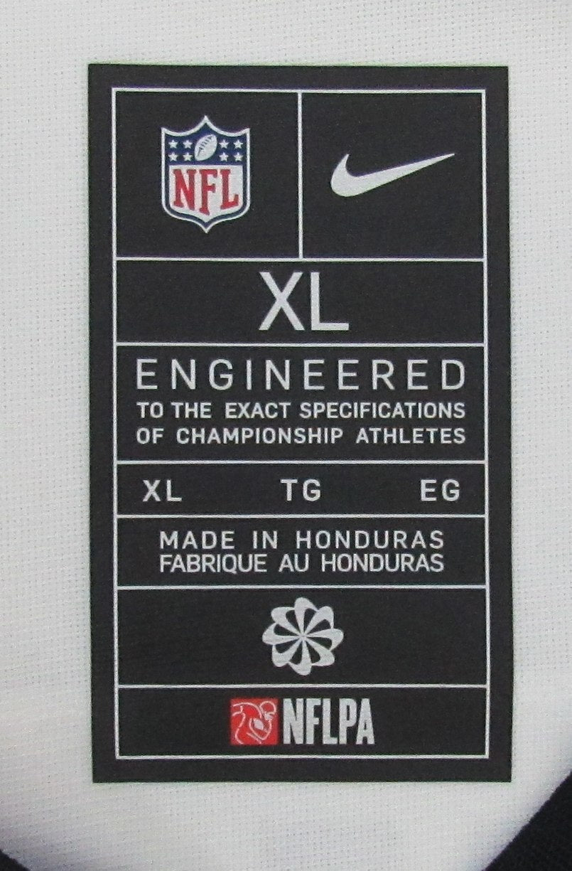 Jason Kelce Signed White Nike Replica Football
