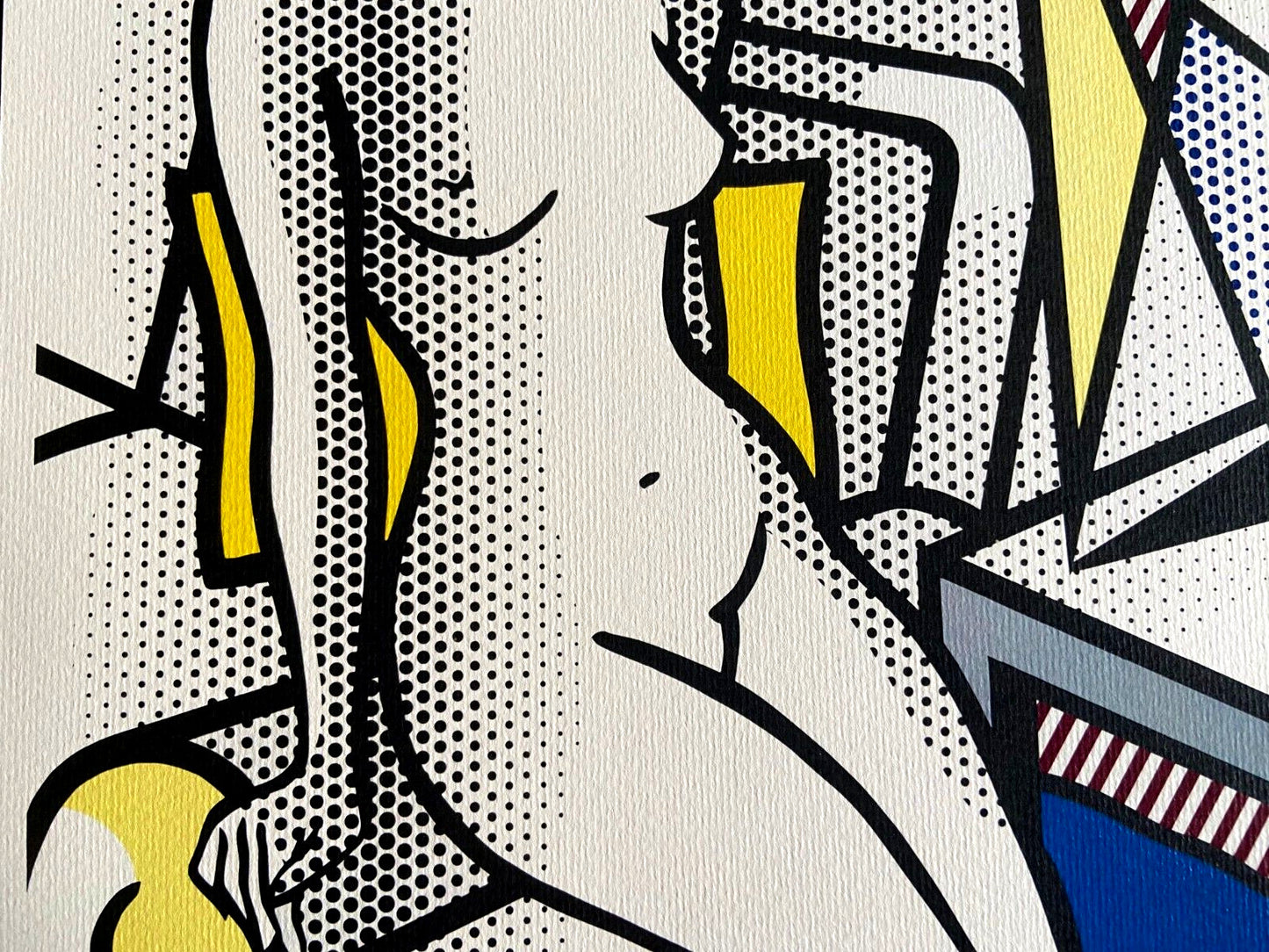 Roy Lichtenstein Lithograph Coa Original Signed