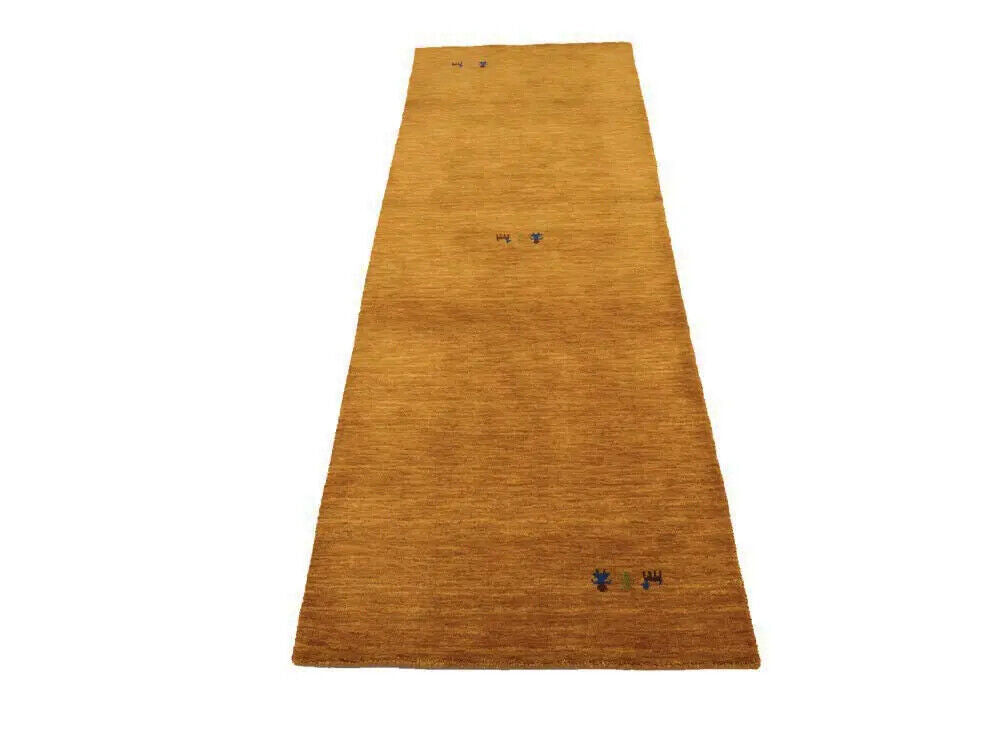 Orange Tribal Pictorial 3X8 Gabbeh Modern Runner