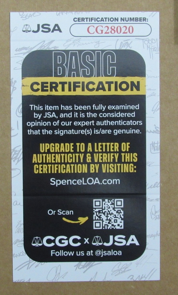 Don Larsen/Yogi Berra Dual-Signed 8X10 1956 Ws Photo Perfect Game Jsa Framed 127