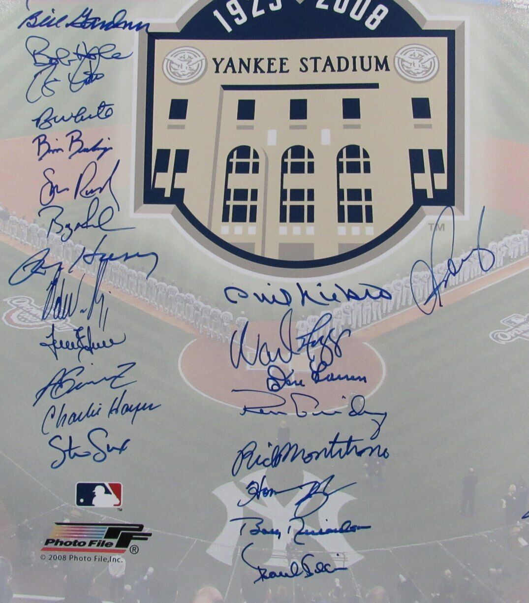 New York Yankees And Mets Collage Team Signed By