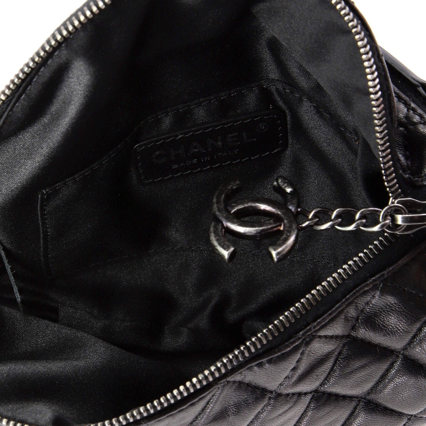 Chanel Banane Waist Bag Quilted Leather