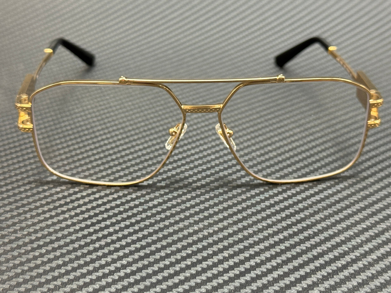 Versace Ve1302 1002 Gold Men'S 59 Mm Eyeglasses