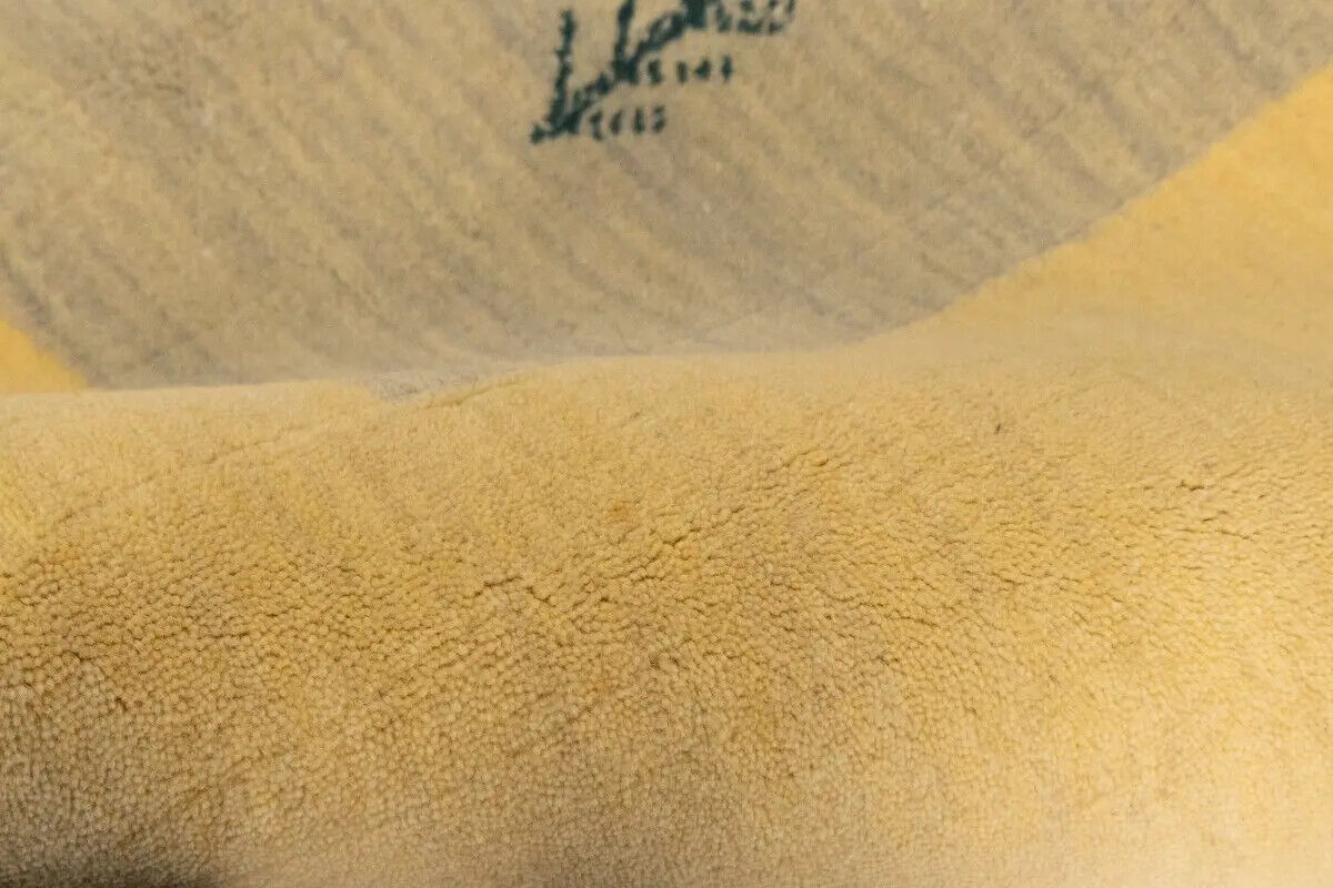 Modern Lori Gabbeh Rug Hand-Loomed Tribal Border