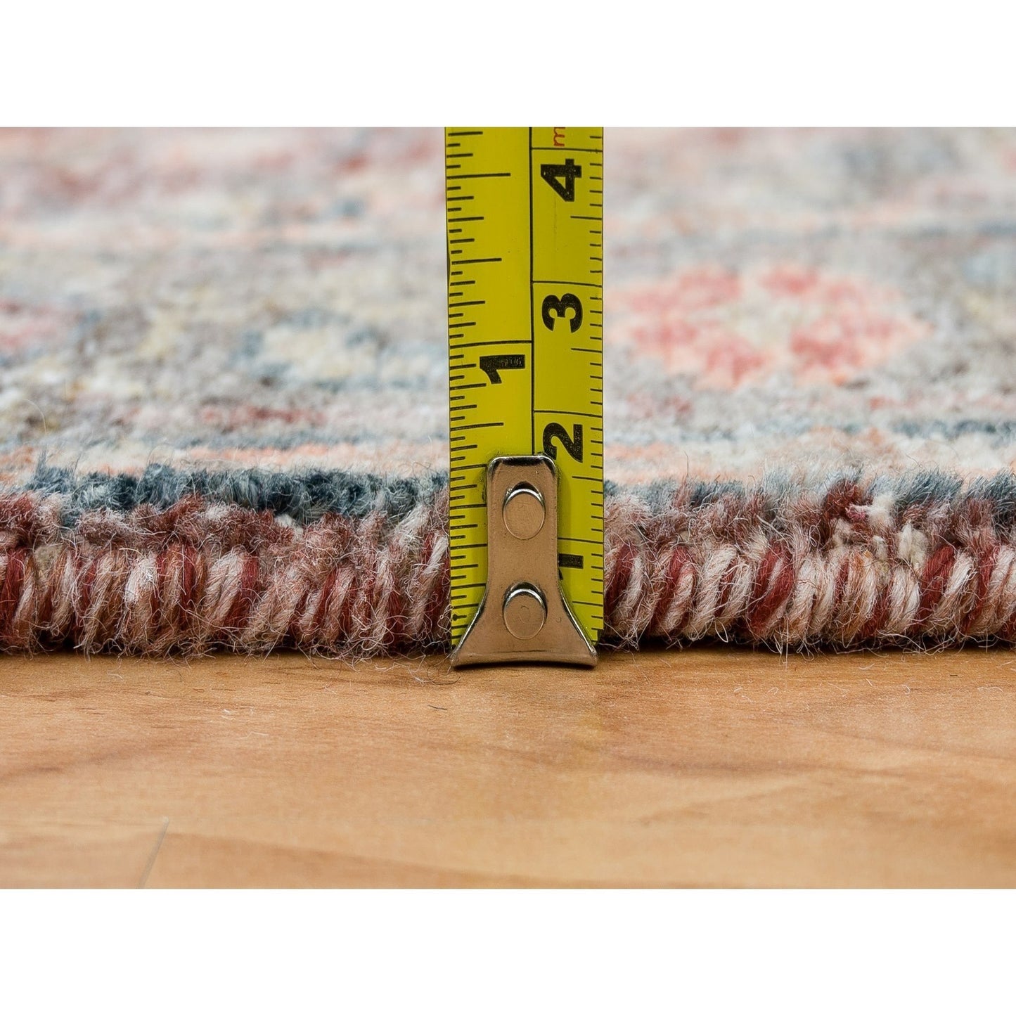 2'8"X21'10" Cordovan Red Extra Soft Wool Pile Hand Knotted Xl Runner Rug