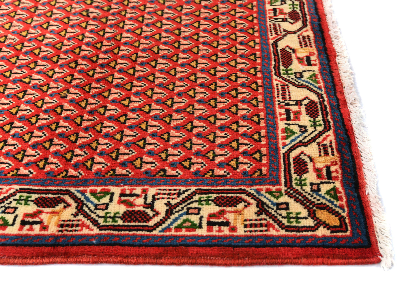 2X4 Ft Tribal Paisley Floral Design Oriental Rug