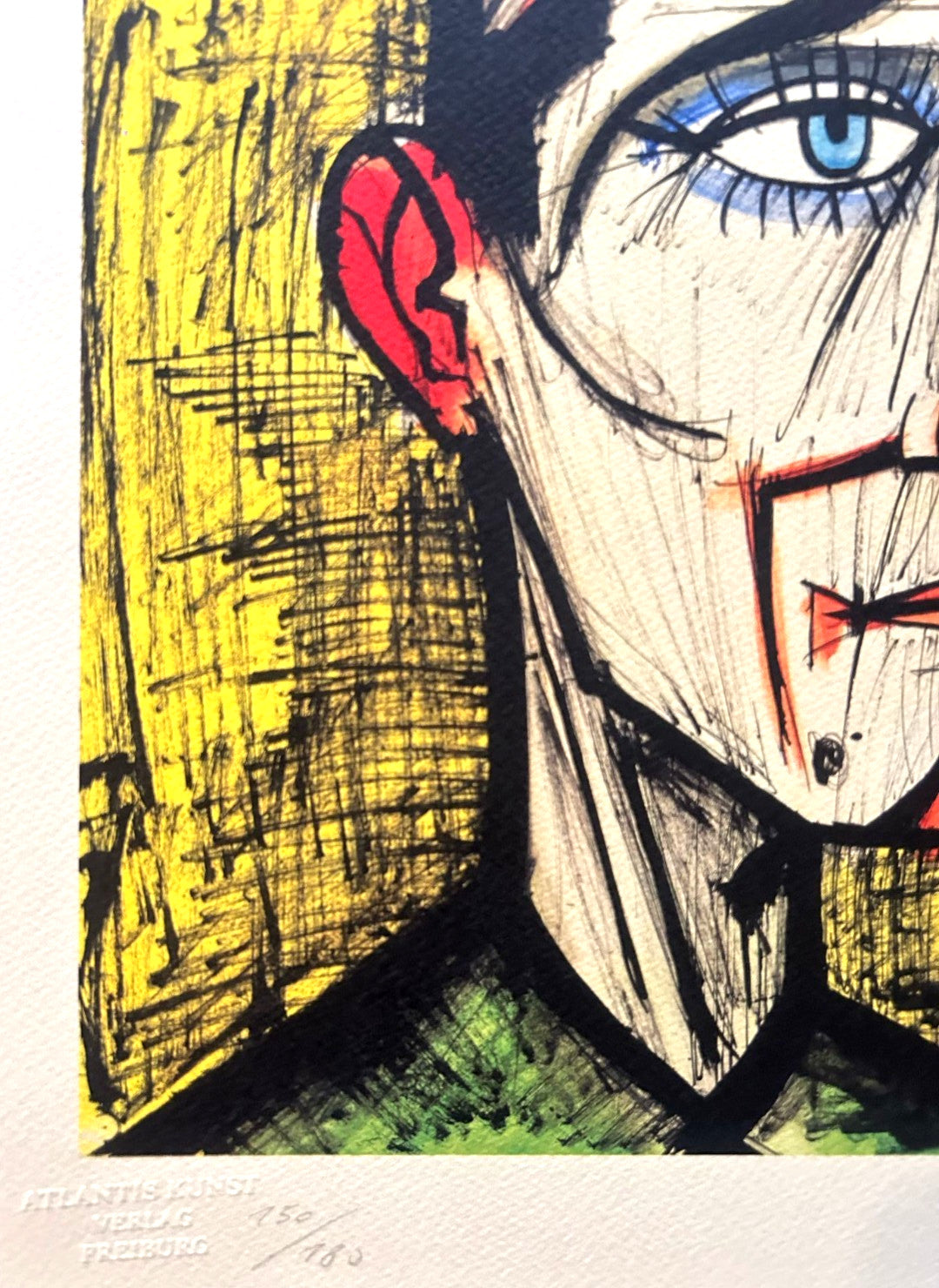 Bernard Buffet Lithograph Certified Coa