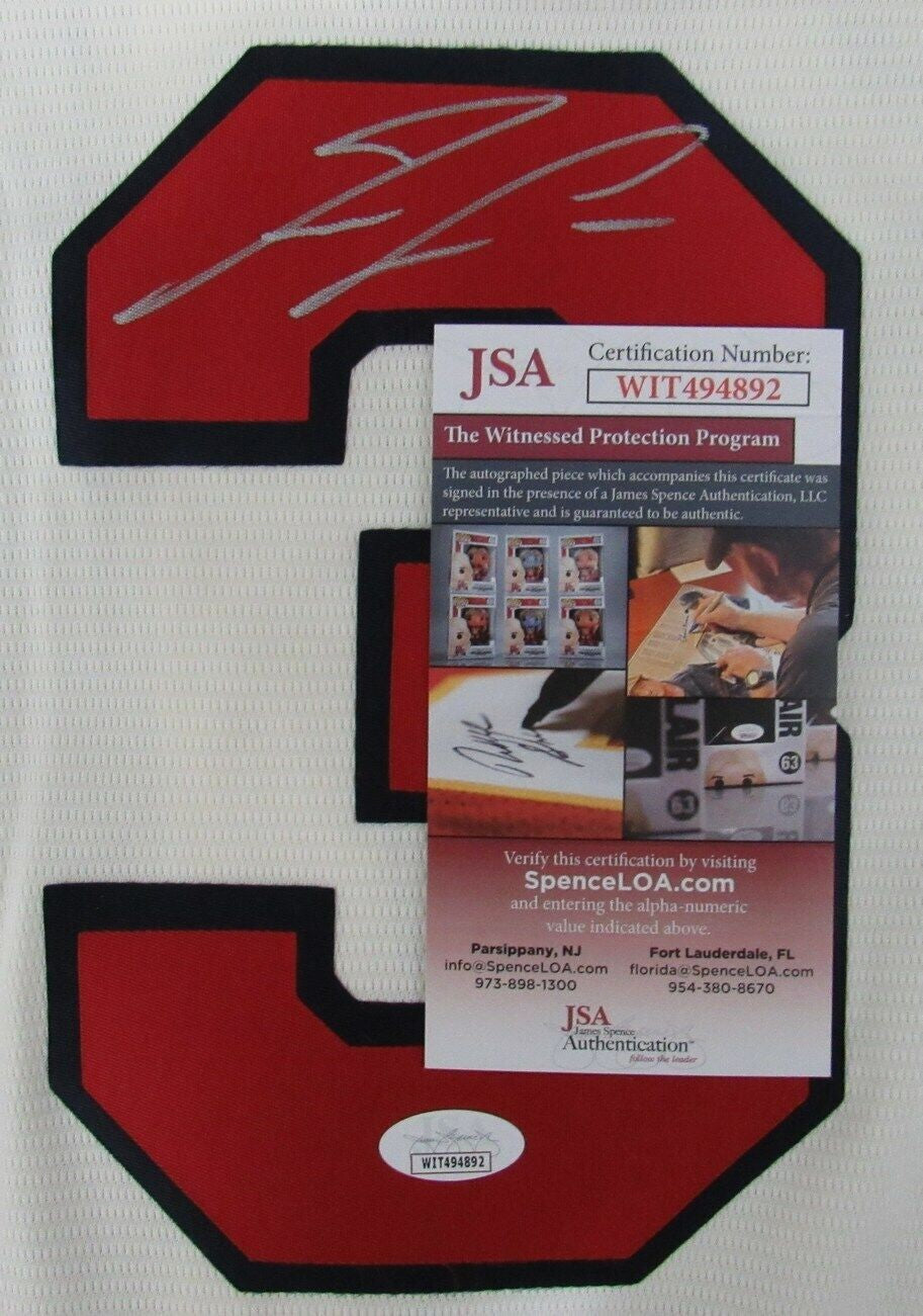 Ronald Acuna Jr. Signed/Autographed Braves Cream Nike Baseball Jersey Jsa 163108