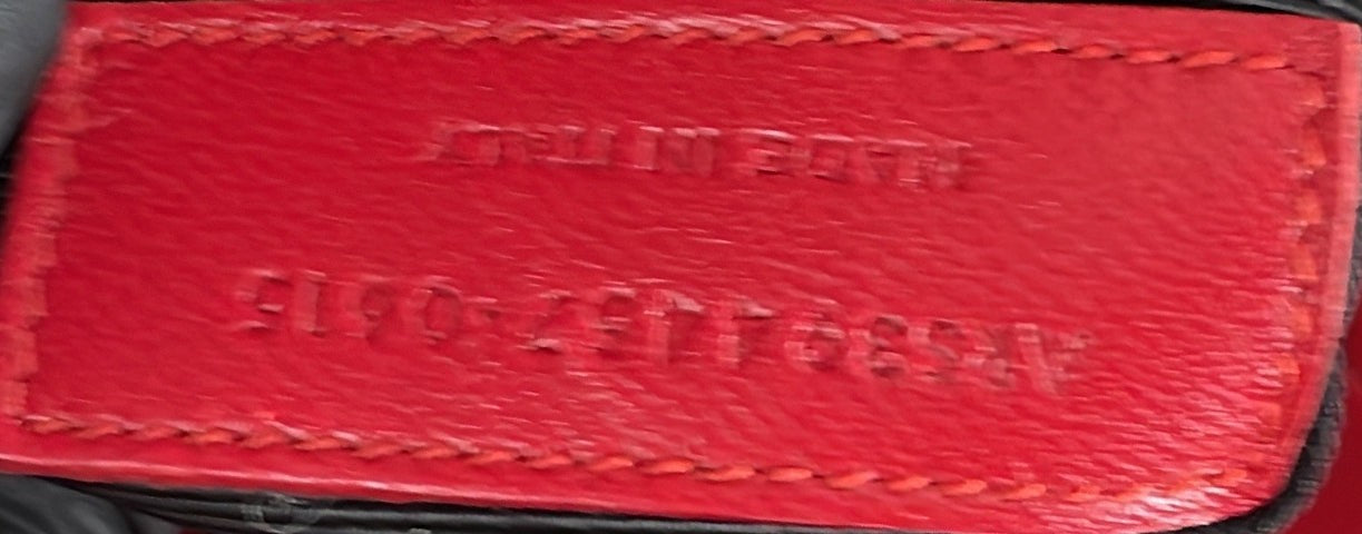 Saint Laurent Rive Gauche Cabas Crocodile Embossed Leather Medium