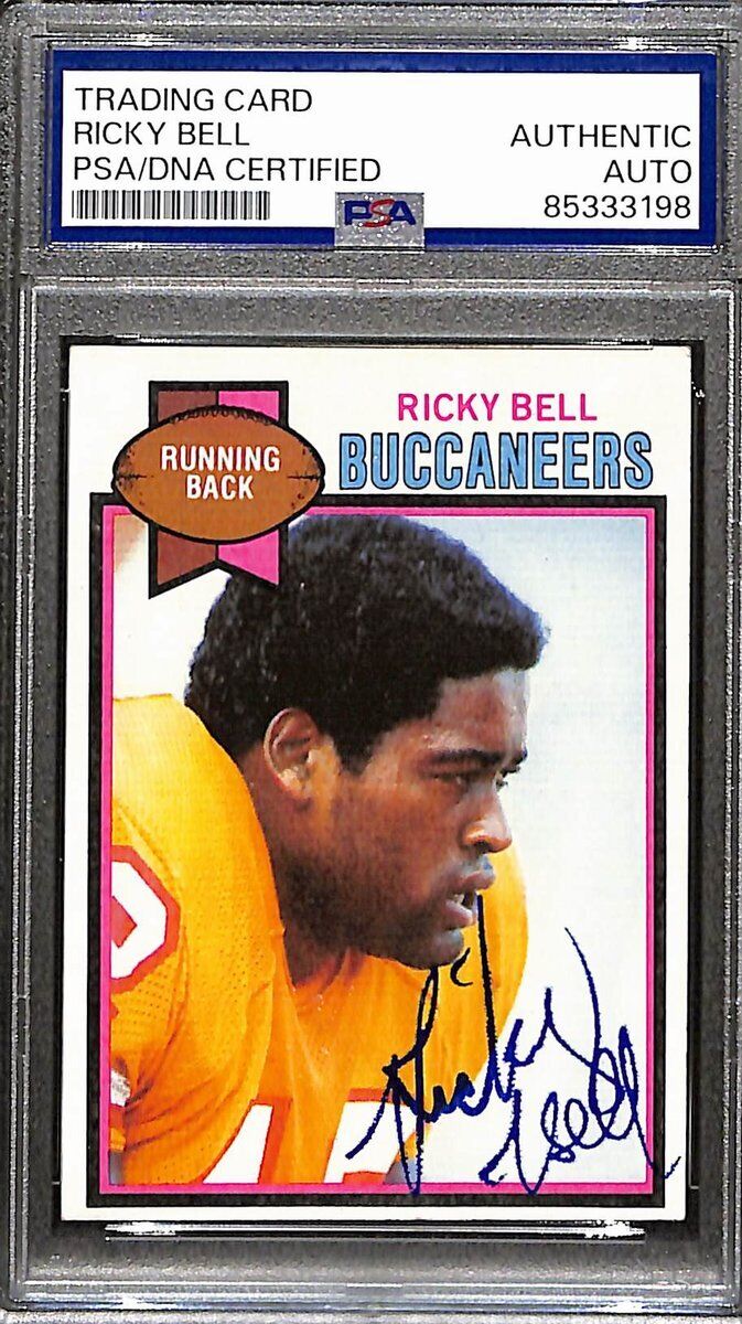 Ricky Bell Hof Signed/Auto 1979 Topps Card #258