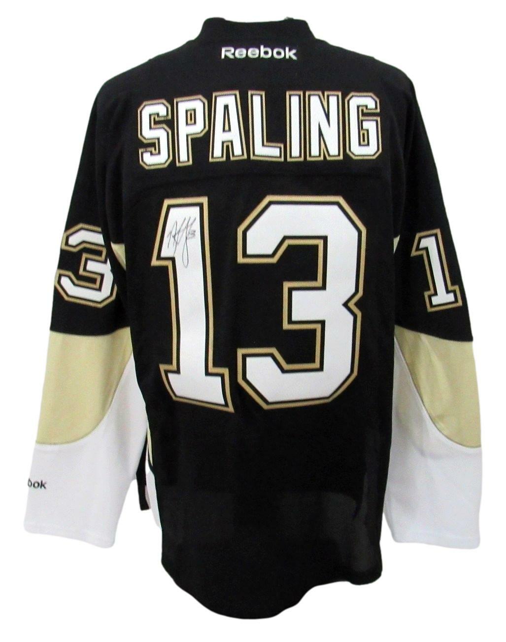 Nick Spaling Signed Penguins Reebok