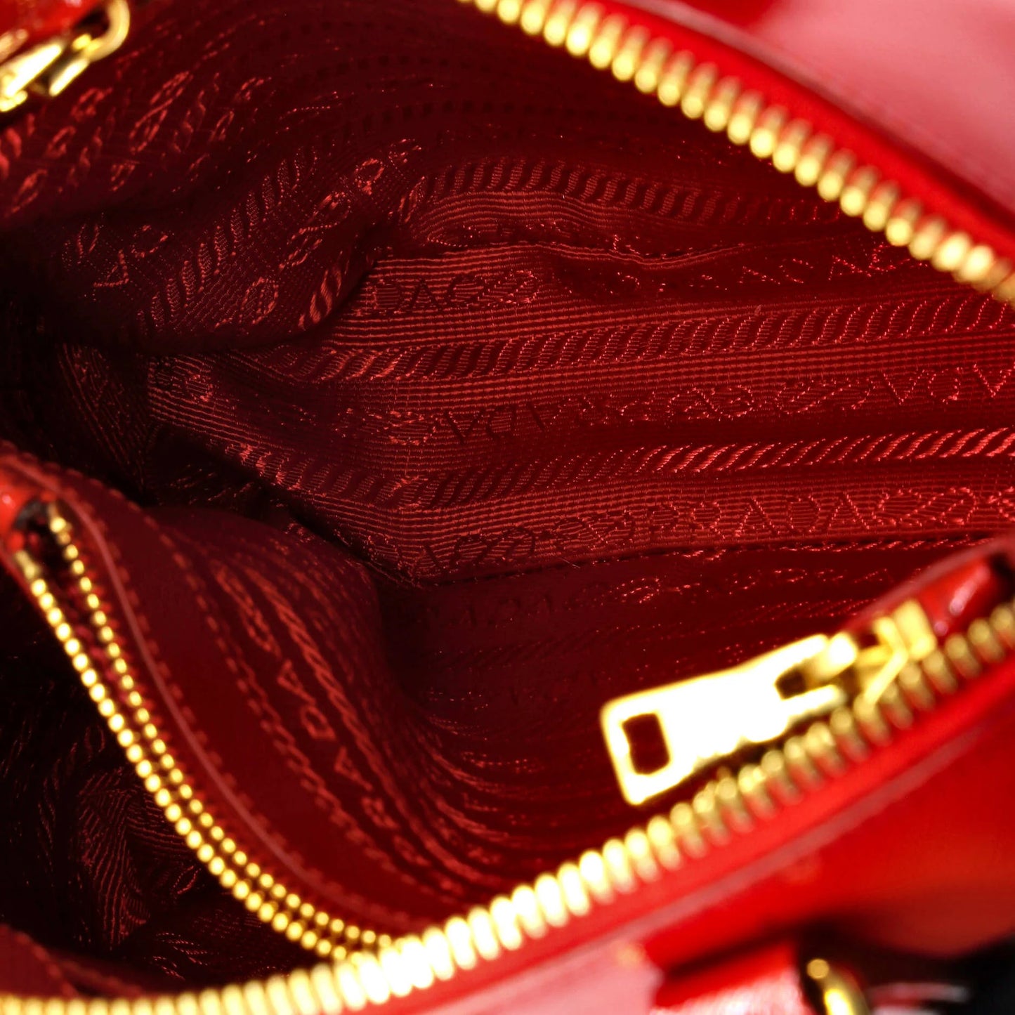Prada Promenade Bag Vernice Saffiano Leather Small