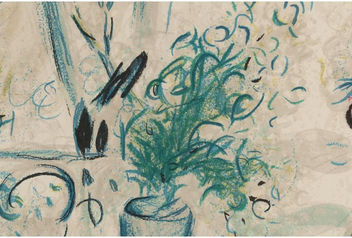 Marc Chagall Signed Original Lithograph Limited