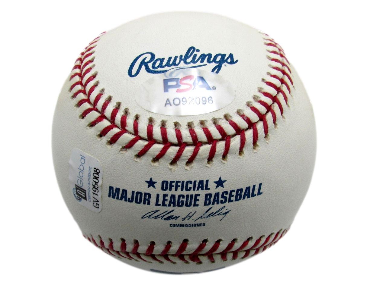 Derek Jeeter Hof Signed/Auto Oml Baseball New York Yankees Psa/Dna 194410