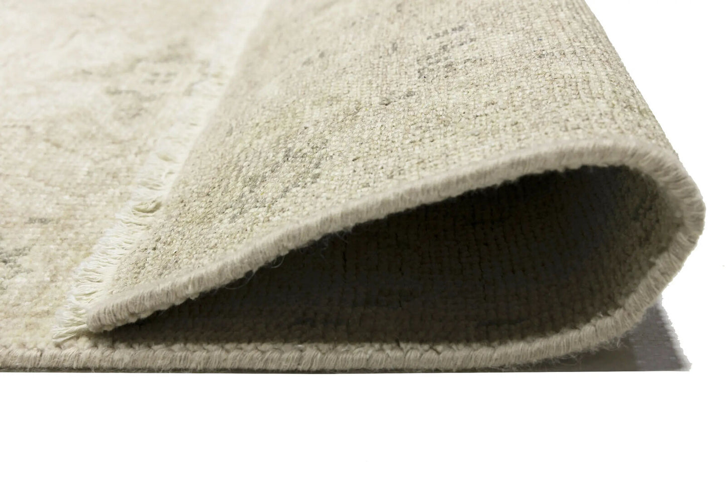 Transitional Oriental Runner Rug Muted Floral