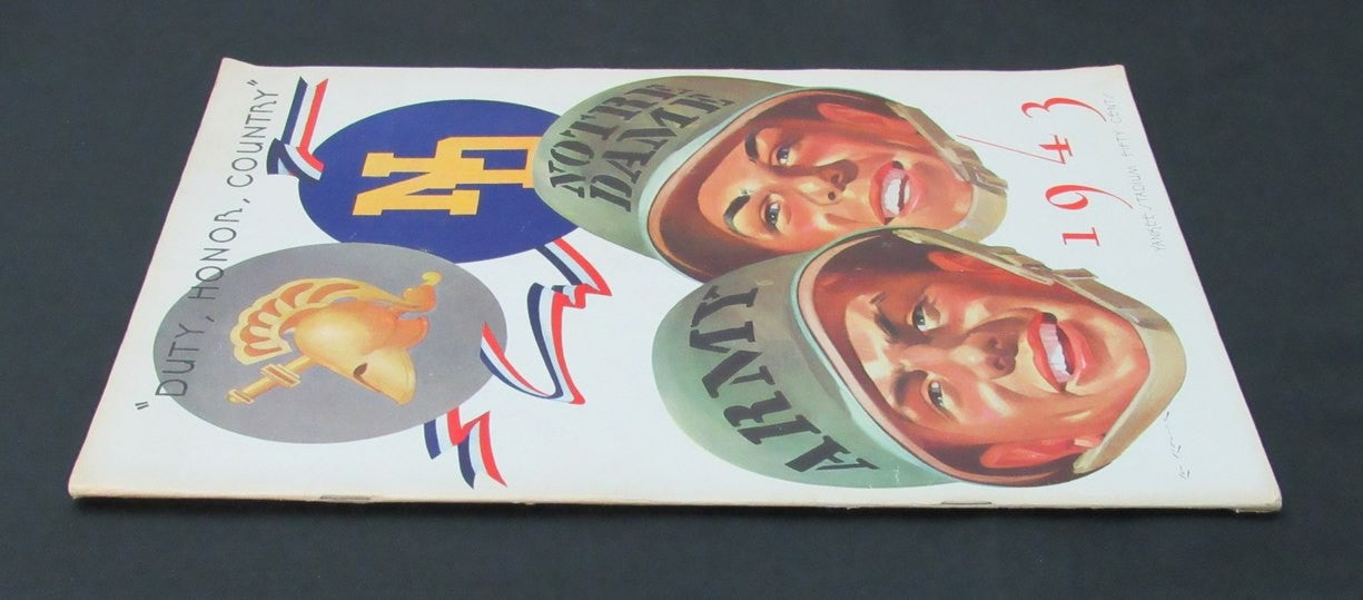 11/6/1943 Army Vs. Notre Dame College Program 186001