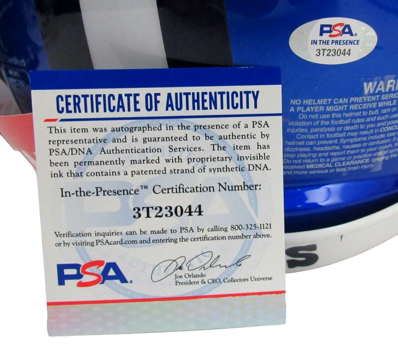 Tony Dorsett Hof Cowboys Signed Full Size Flash Authentic Helmet Psa/Dna 163696
