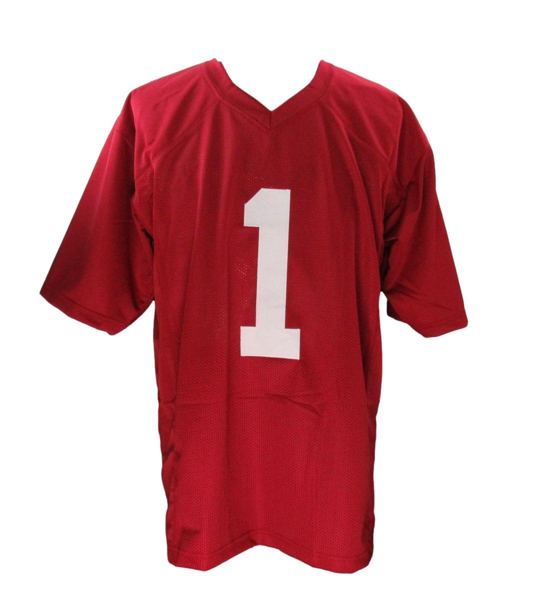 Nick Saban Alabama Autographed Football Jersey