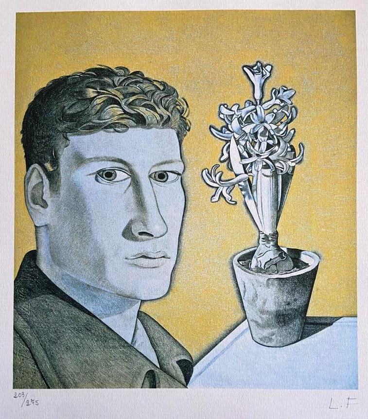 Lucian Freud Lithograph Coa Signature And Stamp