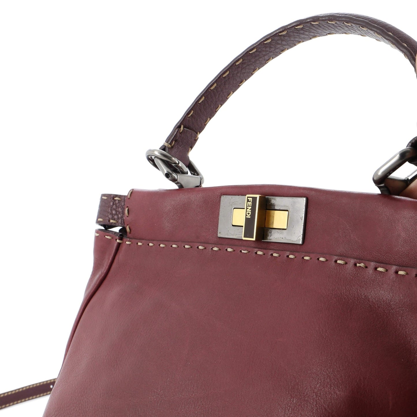 Fendi Selleria Peekaboo Bag Leather Medium