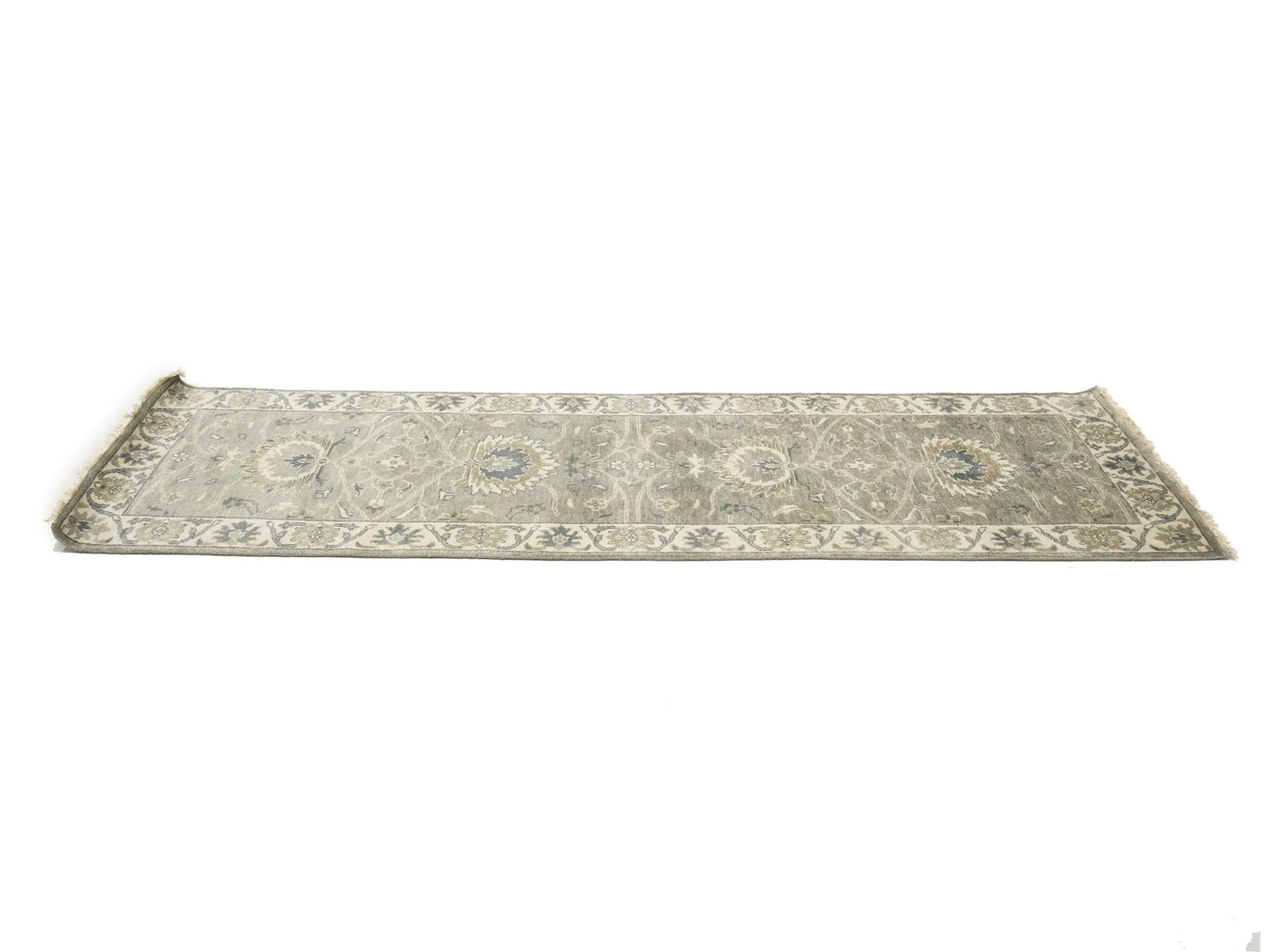 2'6X8 Ft Hand-Knotted Oushak Chobi Wool Runner