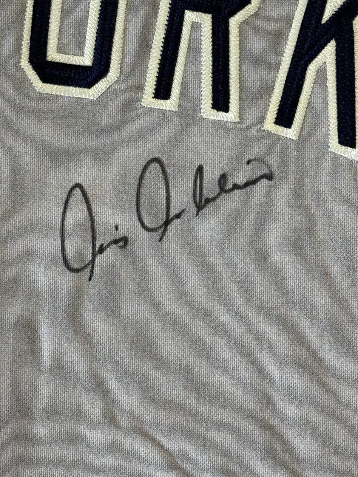 Chris Chambliss Autographed Authentic Majestic