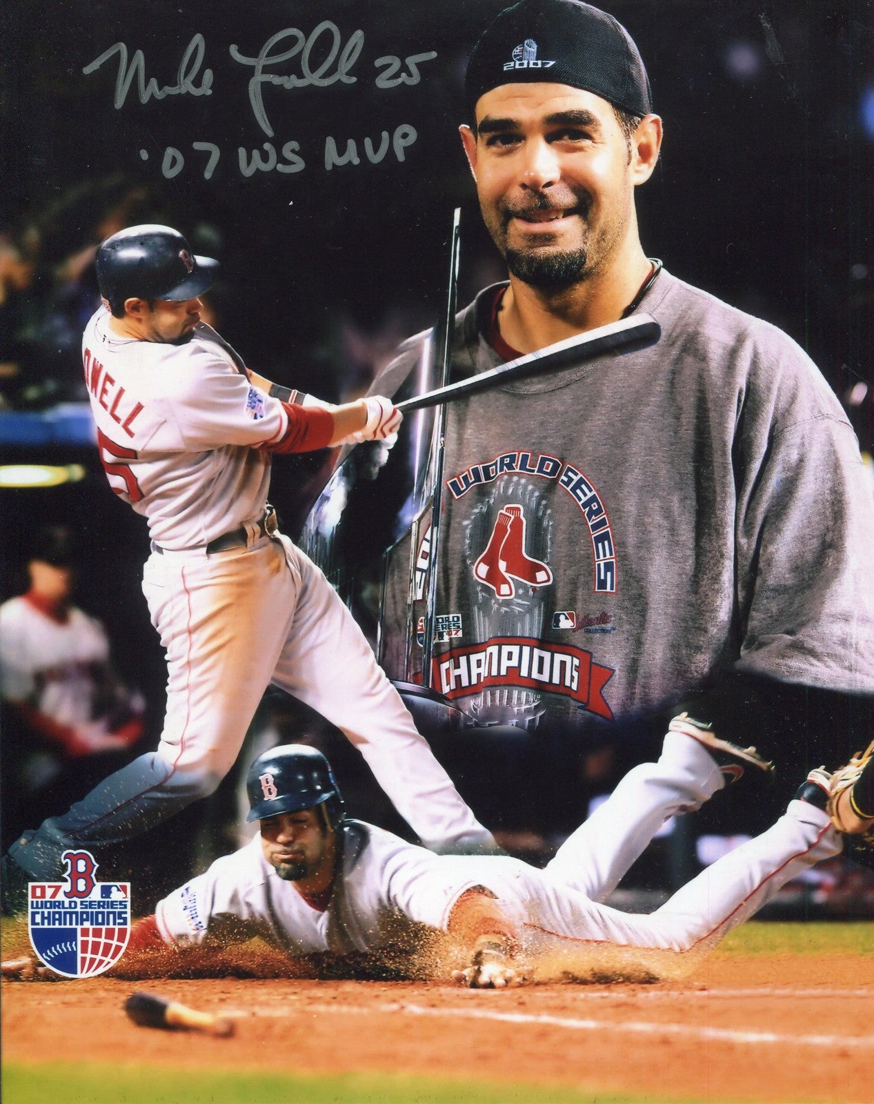 Mike Lowell Autographed 8X10 Photo