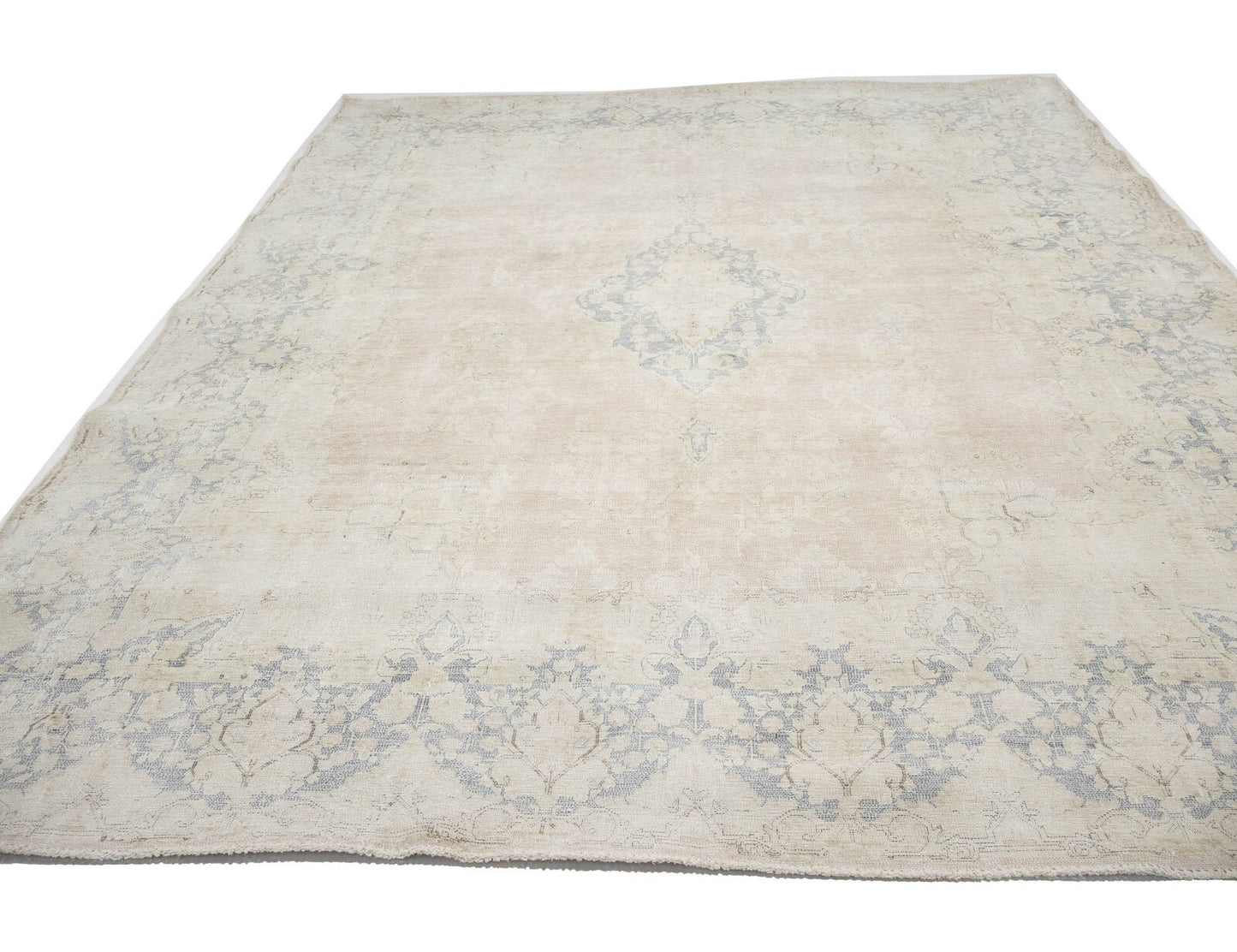 10X13 Ft Handmade Antique Distressed Oriental Rug