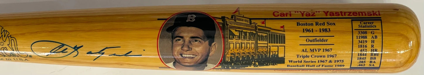 Carl Yastrzemski Autographed Cooperstown Bat (Beckett)