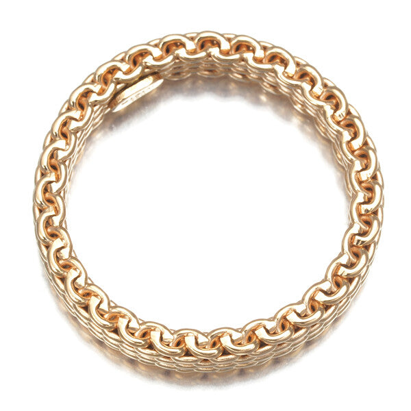 Tiffany&Co. Ring Mesh Somerset Us8 18K 750 Rose Gold