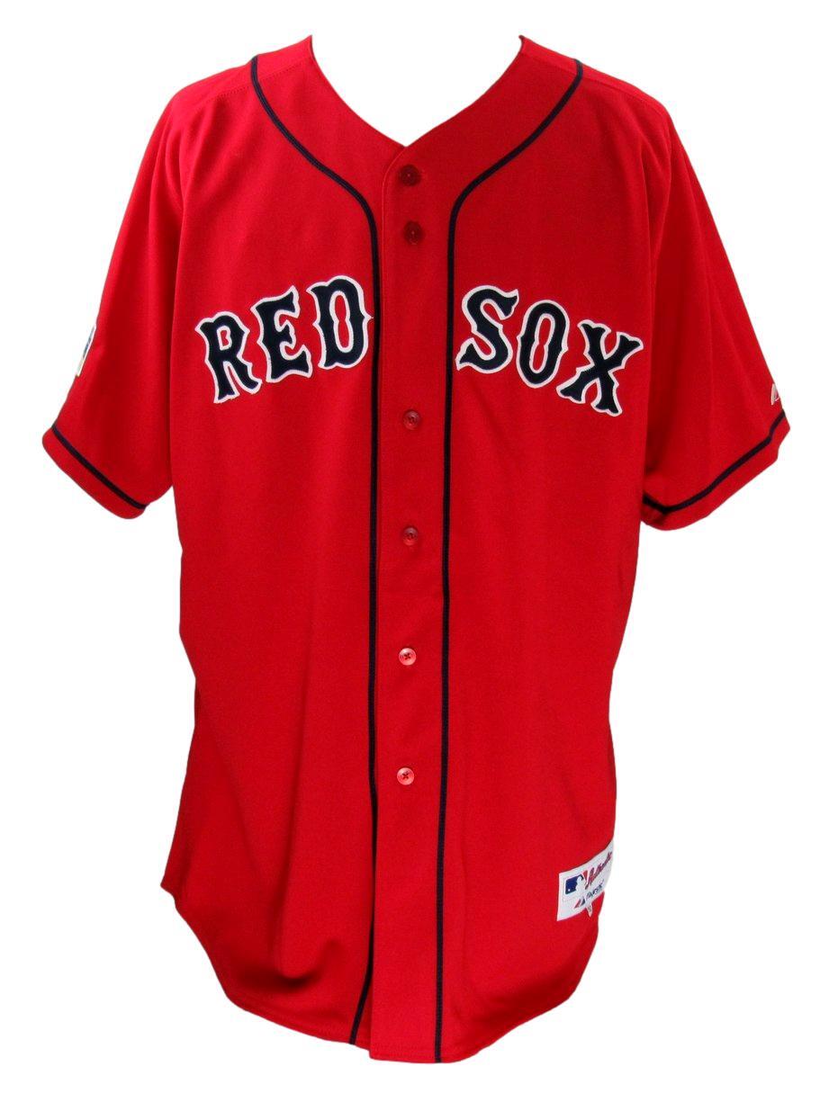 David Ortiz Hof Autographed Majestic Red 2007 Ws