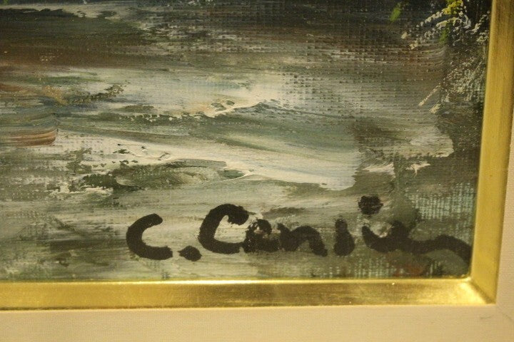 Constant Censier (France) 'Snowy Landscape'