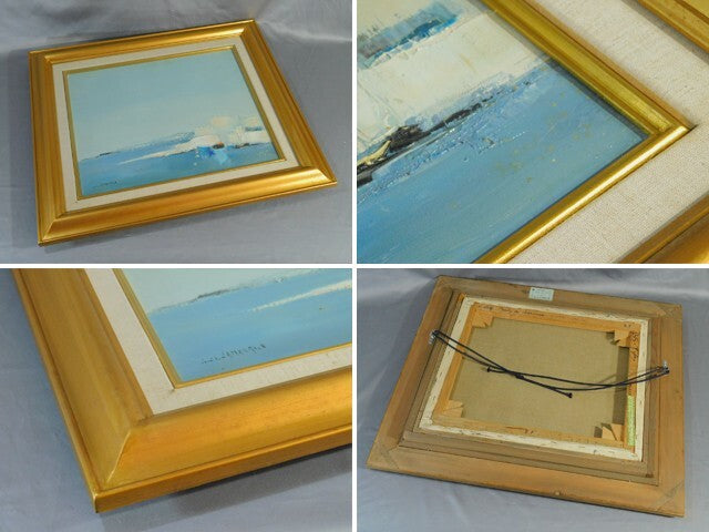 Louis Lamarque Original Oil Painting "Sicily Landscapes" Signed Framed
