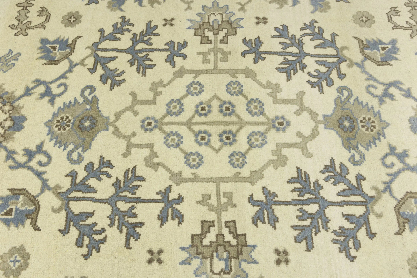 8X10 Ft Oushak Chobi Oriental Rug Floral Design