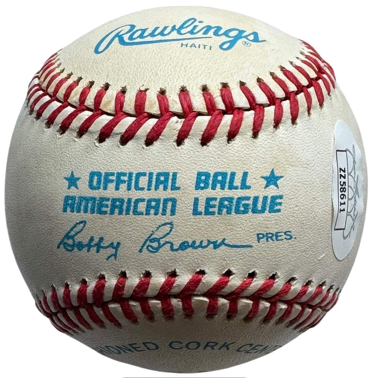 Mickey Mantle Autographed Official American League Baseball (Jsa)
