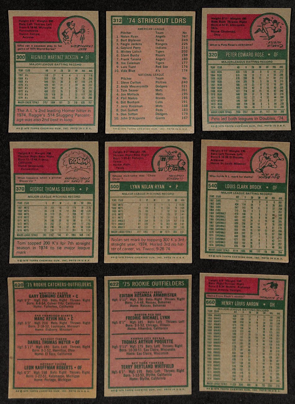 1975 Topps Mini Baseball Complete Set (660)