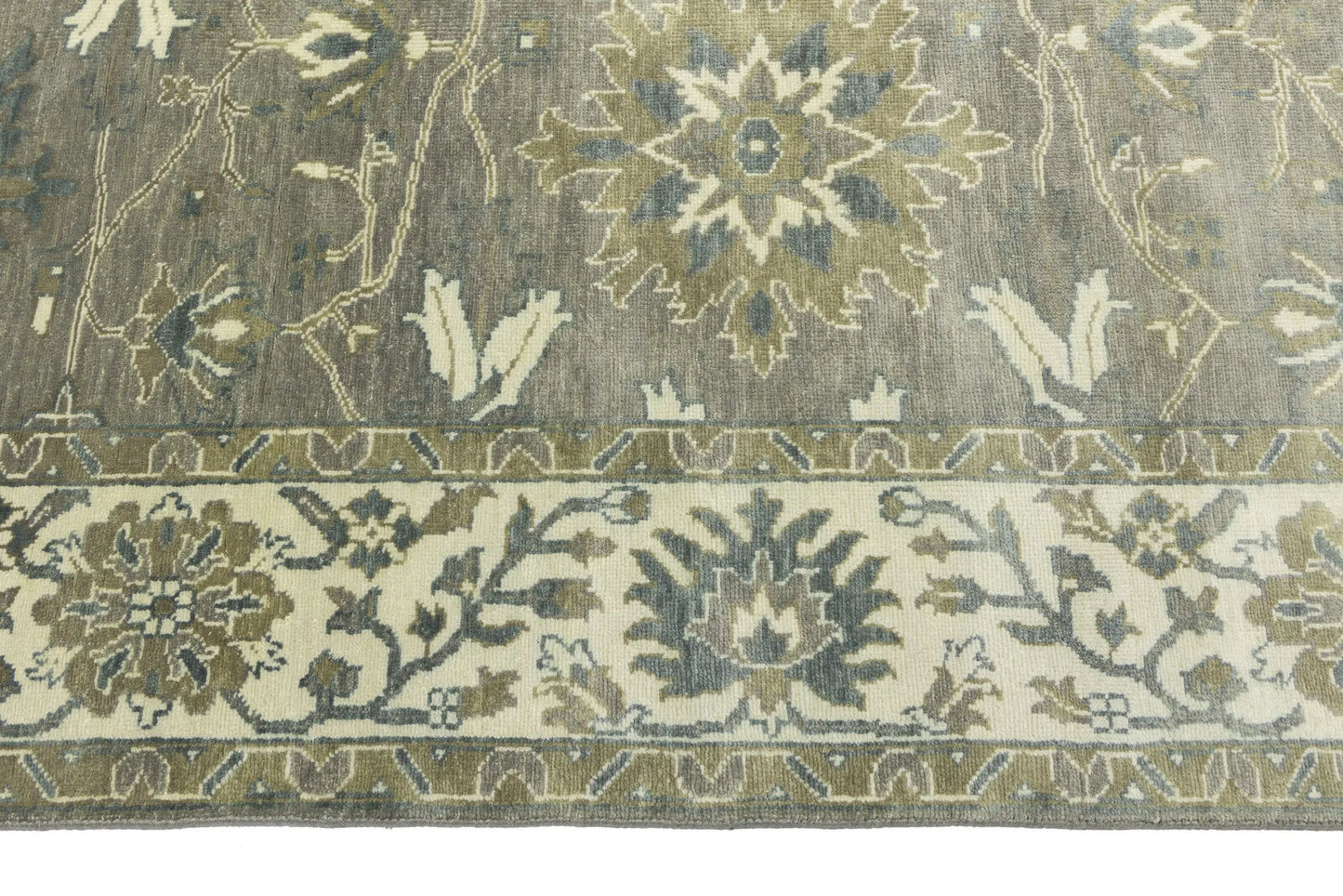 Oriental Peshawar Osh Chobi Large Square Rug