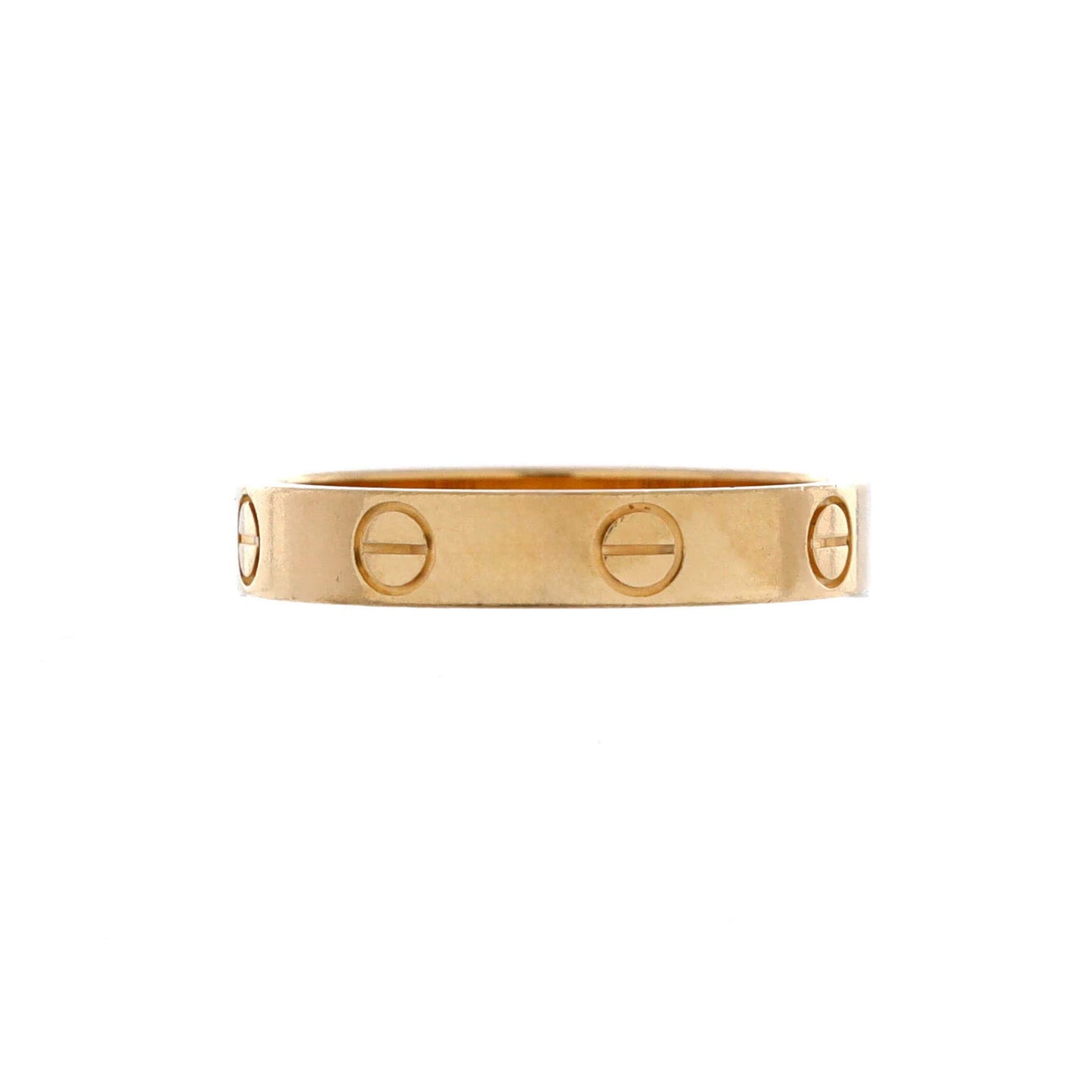 Cartier Love Wedding Band Ring 18K Yellow Gold