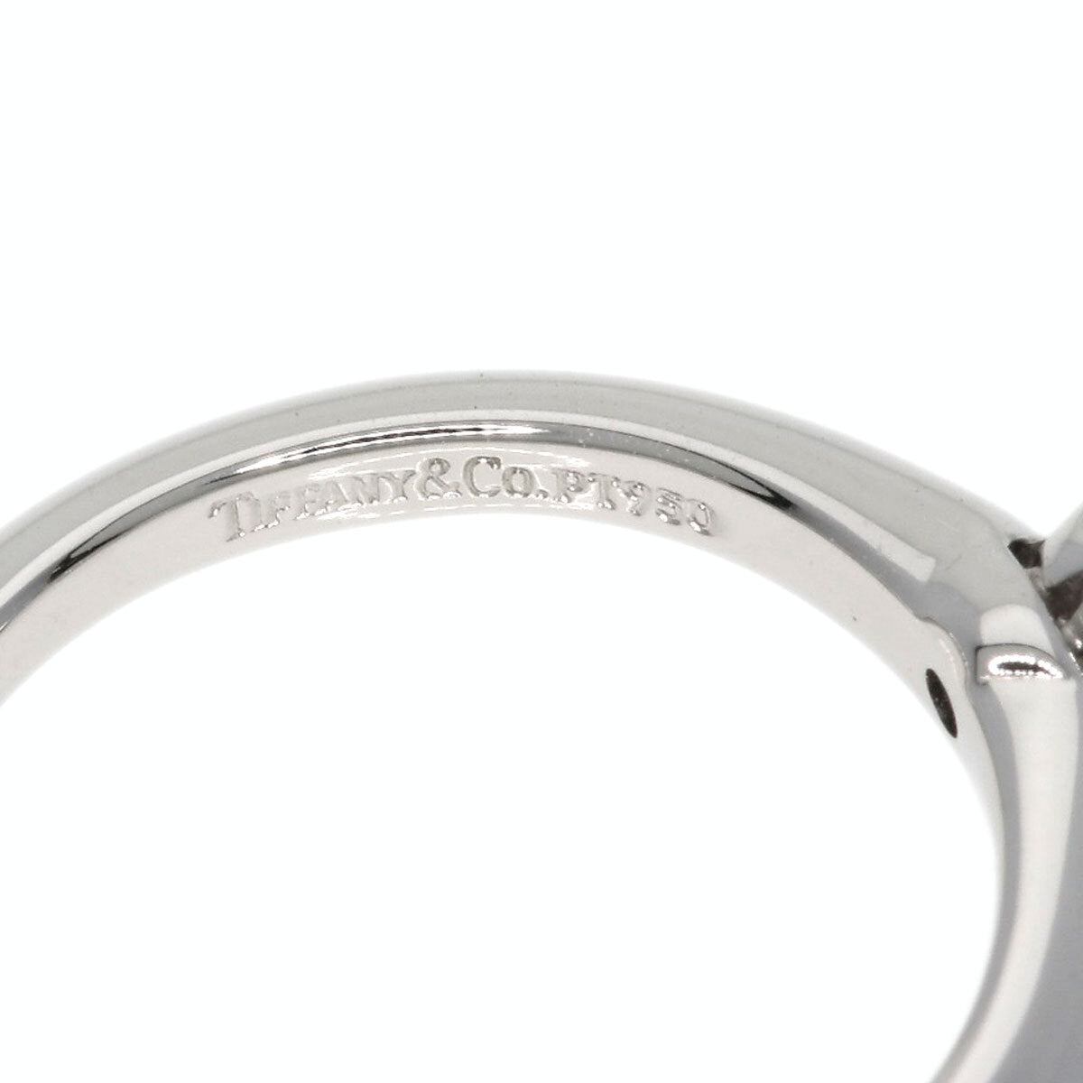 Tiffany&Co. Ring Solitaire Diamond Knife Edge